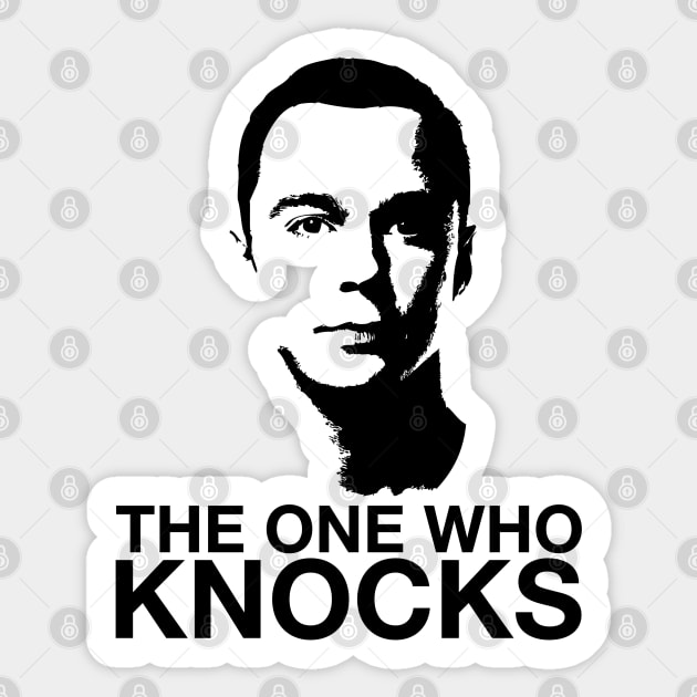 Knock Knock Sticker by huckblade